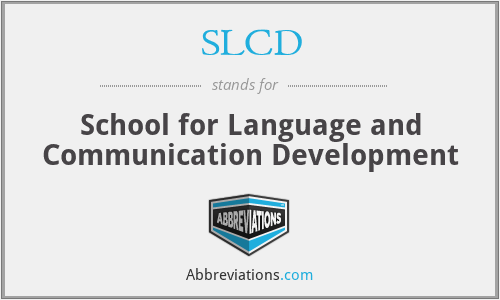 SLCD - School for Language and Communication Development