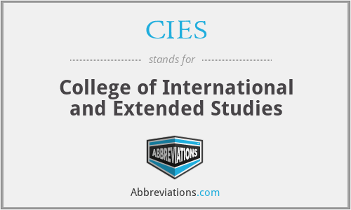 CIES - College of International and Extended Studies