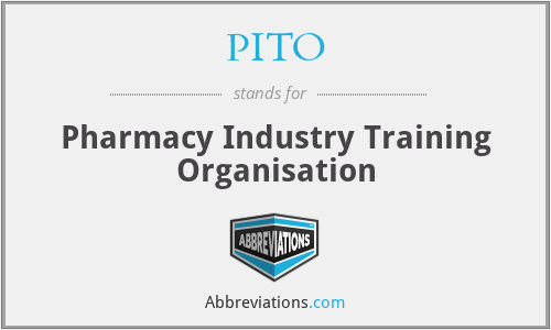 PITO - Pharmacy Industry Training Organisation