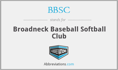 BBSC - Broadneck Baseball Softball Club