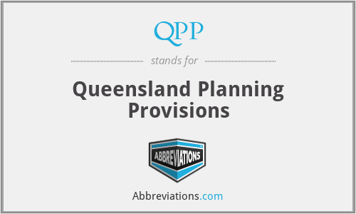 QPP - Queensland Planning Provisions