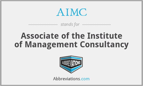 AIMC - Associate of the Institute of Management Consultancy