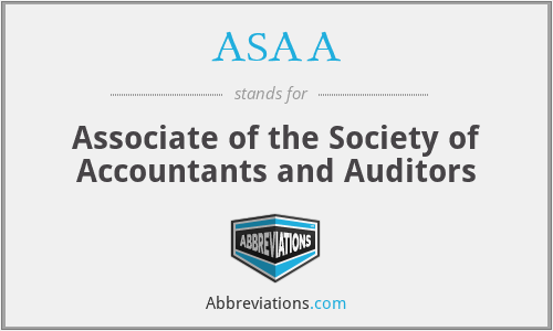 ASAA - Associate of the Society of Accountants and Auditors