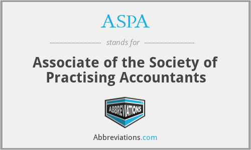 ASPA - Associate of the Society of Practising Accountants