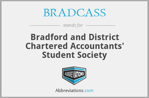 BRADCASS - Bradford and District Chartered Accountants' Student Society