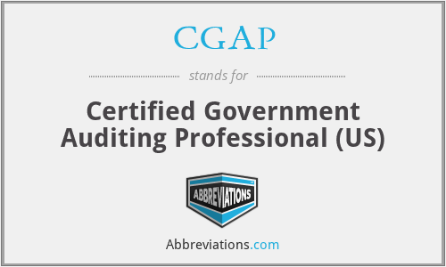 CGAP - Certified Government Auditing Professional (US)