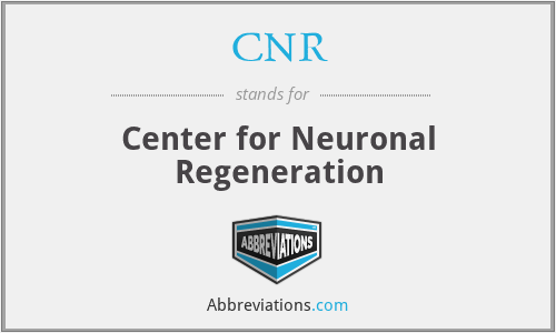 CNR - Center for Neuronal Regeneration