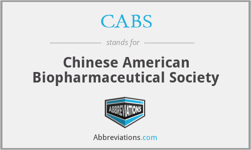 CABS - Chinese American Biopharmaceutical Society