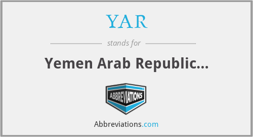 YAR - Yemen Arab Republic…