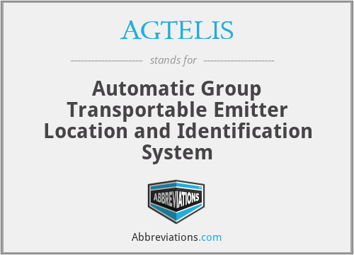 AGTELIS - Automatic Group Transportable Emitter Location and Identification System