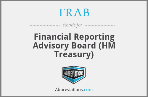 FRAB - Financial Reporting Advisory Board (HM Treasury)