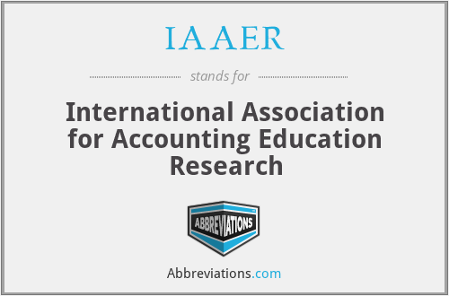 IAAER - International Association for Accounting Education Research