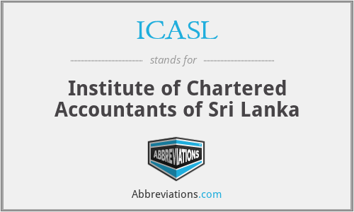 ICASL - Institute of Chartered Accountants of Sri Lanka