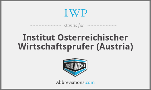 IWP - Institut Osterreichischer Wirtschaftsprufer (Austria)