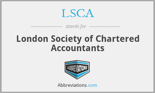 LSCA - London Society of Chartered Accountants