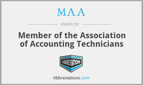 MAA - Member of the Association of Accounting Technicians