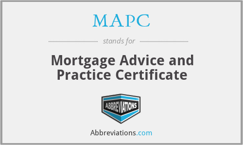 MAPC - Mortgage Advice and Practice Certificate