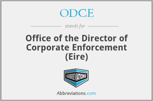 ODCE - Office of the Director of Corporate Enforcement (Eire)