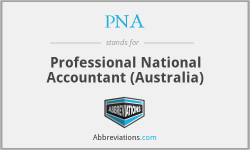 PNA - Professional National Accountant (Australia)