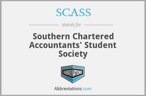 SCASS - Southern Chartered Accountants' Student Society
