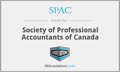SPAC - Society of Professional Accountants of Canada