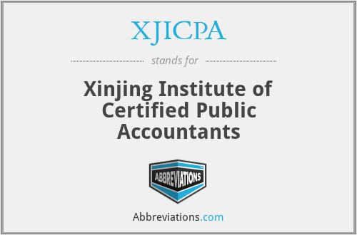 XJICPA - Xinjing Institute of Certified Public Accountants