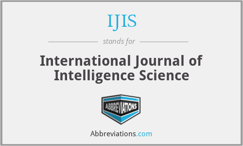 IJIS - International Journal of Intelligence Science