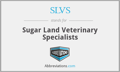 SLVS - Sugar Land Veterinary Specialists