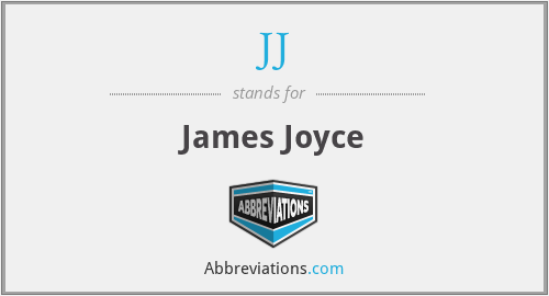 JJ - James Joyce
