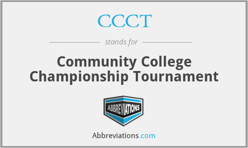CCCT - Community College Championship Tournament