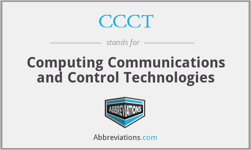 CCCT - Computing Communications and Control Technologies