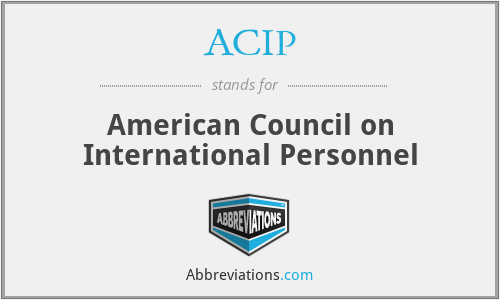 ACIP - American Council on International Personnel