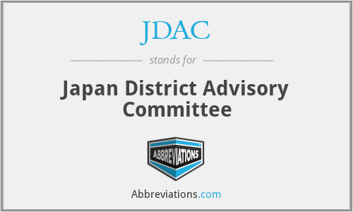 JDAC - Japan District Advisory Committee