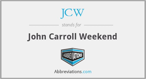 JCW - John Carroll Weekend