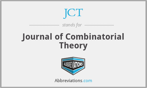 JCT - Journal of Combinatorial Theory