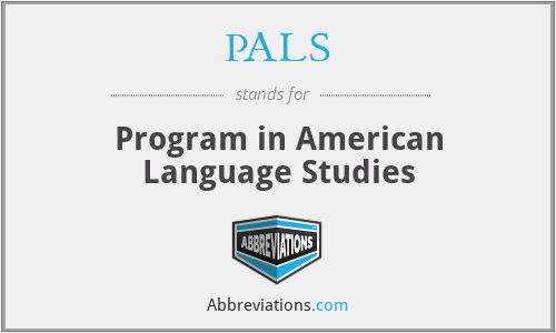 PALS - Program in American Language Studies
