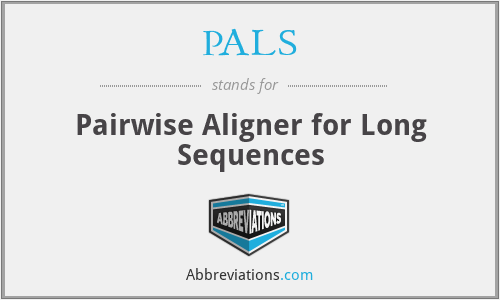 PALS - Pairwise Aligner for Long Sequences