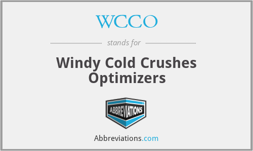 WCCO - Windy Cold Crushes Optimizers