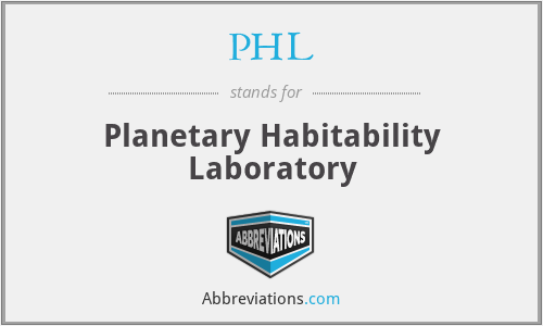 PHL - Planetary Habitability Laboratory