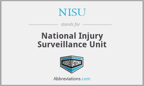 NISU - National Injury Surveillance Unit