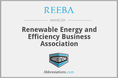 REEBA - Renewable Energy and Efficiency Business Association
