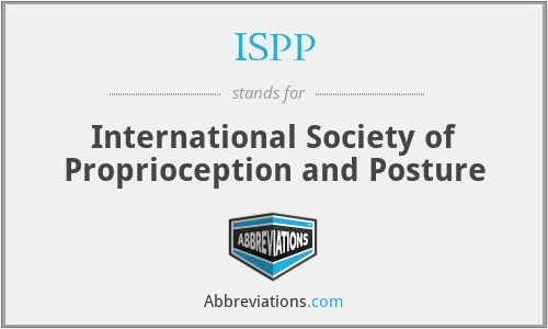 ISPP - International Society of Proprioception and Posture