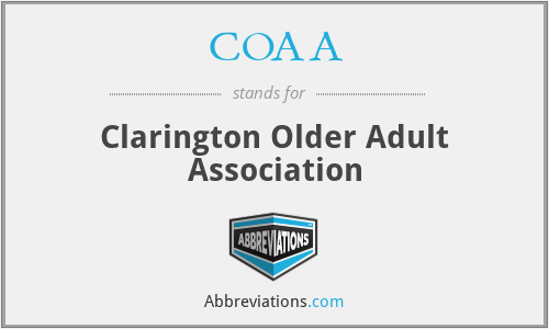 COAA - Clarington Older Adult Association