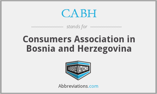 CABH - Consumers Association in Bosnia and Herzegovina
