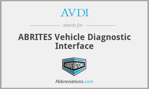AVDI - ABRITES Vehicle Diagnostic Interface