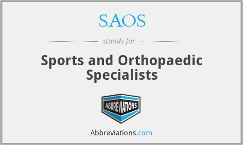 SAOS - Sports and Orthopaedic Specialists