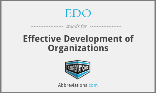 EDO - Effective Development of Organizations