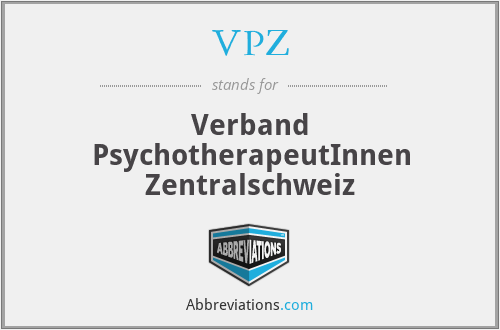 VPZ - Verband PsychotherapeutInnen Zentralschweiz