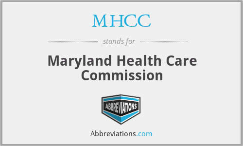 MHCC - Maryland Health Care Commission