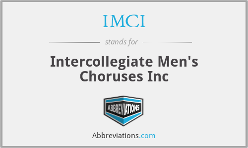 IMCI - Intercollegiate Men's Choruses Inc